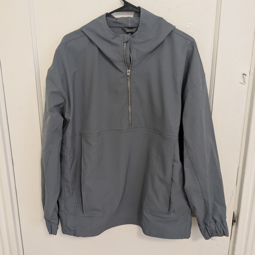 Smooth Twill Half-Zip Anorak